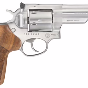 RUGER GP100 MATCH 10MM 4.20″ – ADJ. HARDWOOD 6-SHOT