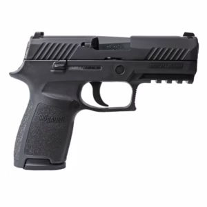 SIG P320 COMPACT 45ACP 3.9″ – DAO SIGLITE (2)9RD POLY/BLACK