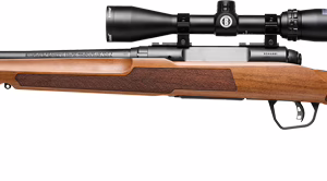 SAVAGE AXIS 2 XP 350 LEGEND – 18″ W/3-9X40 MATTE/HARDWOOD