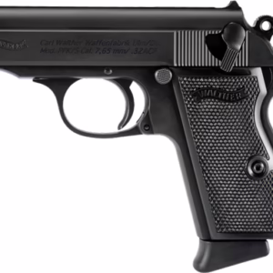 WALTHER PPK/S 32ACP BLACK FS – 7-RD. BLACK SYNTHETIC GRIPS