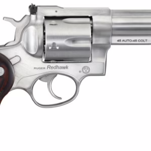 RUGER REDHAWK 45ACP 4.2″ – STAINLESS WOOD ADJUSTABE