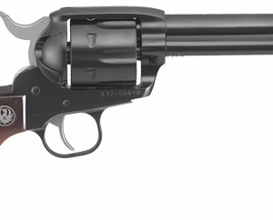 RUGER VAQUERO 357MAG 5.5″ FS – BLUED HARDWOOD
