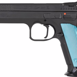 CZ TS2 SA 40SW FS 17-SHOT – BLACK POLYCOAT BLUE GRIP