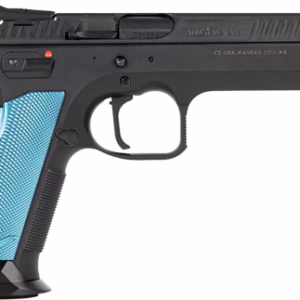 CZ TS2 SA 40SW FS 17-SHOT – BLACK POLYCOAT BLUE GRIP