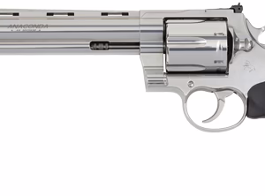 COLT ANACONDA 44MAG 8″ 6RD – STAINLESS RUBBER GREEN SIGHT