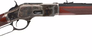 CIMARRON 1873 SADDLE RIFLE – 44/40 WIN 18″ CC/BLUED WALNUT