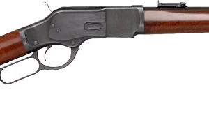 CIMARRON 1873 TRAPPER RIFLE – 45LC 16″ BLUED WALNUT