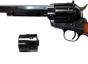 CIMARRON SA BAD BOY 10MM AUTO – 8″ W/EXTRA .38/40 CYLINDER