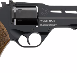 CHIAPPA RHINO 50SA 357MAG – 5″ ADJ. SIGHT NICKEL/WALNUT