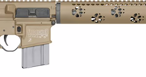 RRA LAR15 PREDATOR2 223 WYLDE – 6 POS STK 16″ BBL ROCKOTE TAN