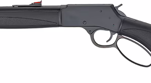 HENRY X MODEL LEVER 44MAG/SPL – 17.4″ TB BLUED BLACK SYN.