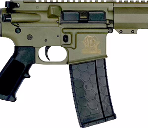 GLFA AR15 PISTOL 223 WYLDE – 7.5″ NITRIDE BARREL OD GREEN
