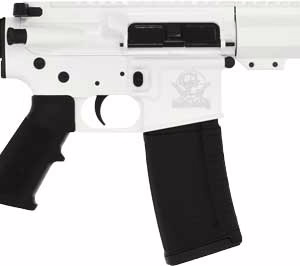 GLFA AR15 PISTOL 223 WYLDE – 7.5″ NITRIDE BBL WHITE