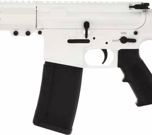 GLFA AR15 PISTOL 223 WYLDE – 7.5″ NITRIDE BBL WHITE