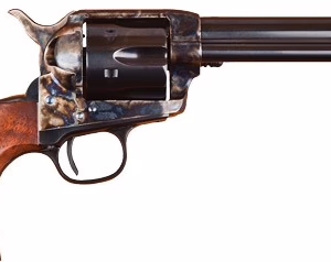 CIMARRON P-MODEL 38SPL/357MAG – OM FS 5.5″ CC/BLUED WALNUT