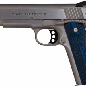 COLT COMPETITION 38 SUPER 5″ – 9RD STAINLESS BLUE G10 GRIPS