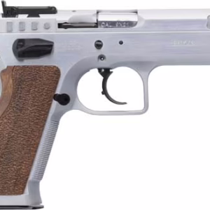 TANFOGLIO STOCK II 9MM 4.45″ – 17RND CHROME/CHROME BULL BBL
