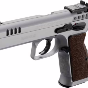 TANFOGLIO STOCK II 9MM 4.45″ – 17RND CHROME/CHROME BULL BBL