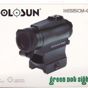 HOLOSUN 515 ENCLOSED GREEN MLT – RETICLE SOLAR 65MOA/2MOA 20MM