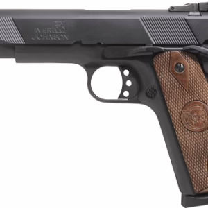 IVER JOHNSON 1911A1 EAGLE – 45ACP 5″ ADJ 8RD MATTE WOOD